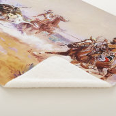 メキシコ – 西アートバイチャールズMラッセル シェルパブランケット (3/4)