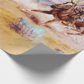 メキシコ – 西アートバイチャールズMラッセル ラッピングペーパー (角)