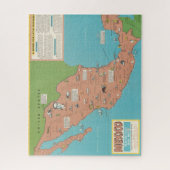 メキシコ-見出し-フォーカスの壁の地図 ジグソーパズル (縦)