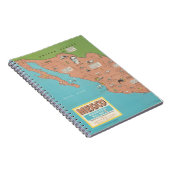 メキシコ-見出し-フォーカスの壁の地図 ノートブック (右側)