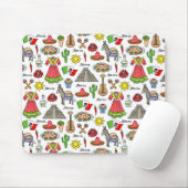 メキシコ|記号パターン マウスパッド (マウス)