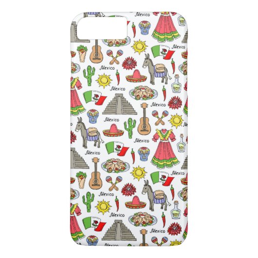 メキシコ|記号パターン Case-Mate iPhoneケース (裏面)