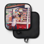 メキシコ,食料品店 鍋敷き (正面/裏面)