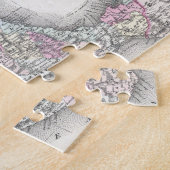 メキシコ(1855年)のヴィンテージの地図 ジグソーパズル (側面)