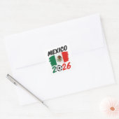 メキシコ 2026 サッカー ファン デザイン フットボール スクエアシール (封筒)