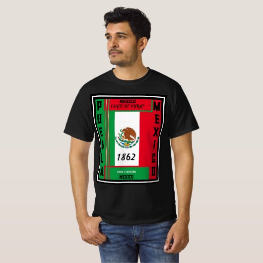 メキシコ – Cinco de Mayo Tシャツ (正面フル)