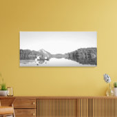 メキシコ、CONANPパークレンジャーは息子と一緒にパトロール キャンバスプリント (インサイチュ (リビング))