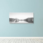 メキシコ、CONANPパークレンジャーは息子と一緒にパトロール キャンバスプリント (インサイチュ (ウッドフロア))