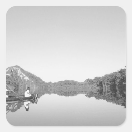 メキシコ、CONANPパークレンジャーは息子と一緒にパトロール スクエアシール (正面)