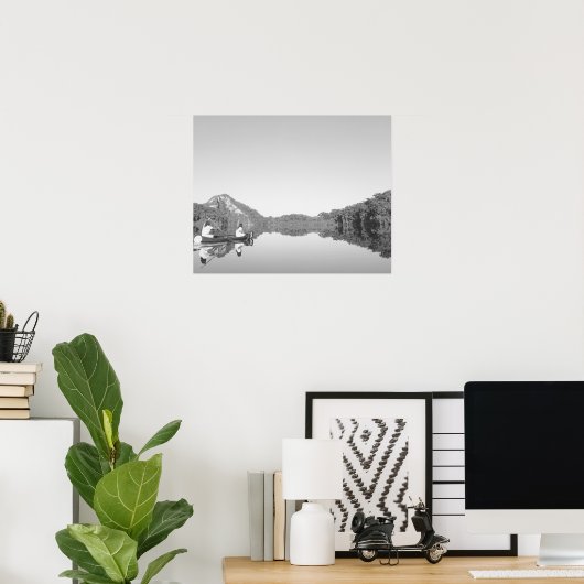 メキシコ、CONANPパークレンジャーは息子と一緒にパトロール ポスター (ホームオフィス)