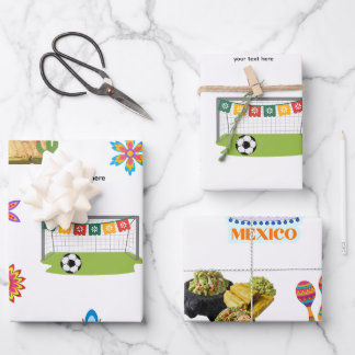 メキシコ - FIFA サッカー ワールドカップ ラッピングペーパーシート