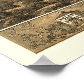 メキシコ、MOパノラママップ – 1869 ポスター (角)