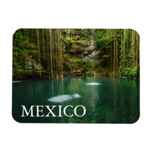 メキシコ、Yucatanの景色湖 マグネット