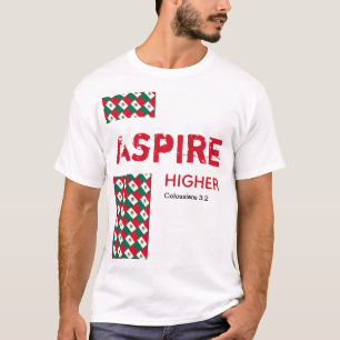 メキシコASPIRE HIGHER CHRISTIAN聖なる書物、 経典 Tシャツ