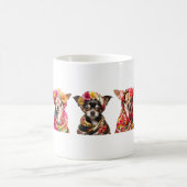 メキシコChihuahuas犬ママパパ誕生日ギフトマグ5 コーヒーマグカップ (中央)
