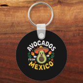 メキシコCinco De Mayo Mexican Fiestaのアボカドス キーホルダー (正面)