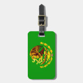 メキシコCOA金ゴールド ラゲッジタグ (正面縦)