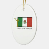 メキシコCULIACANの代表団LDS CTR セラミックオーナメント (左)