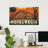 メキシコDSホテルレジスヴィンテージ ポスター (ホームオフィス)