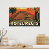 メキシコDSホテルレジスヴィンテージ ポスター (キッチン)