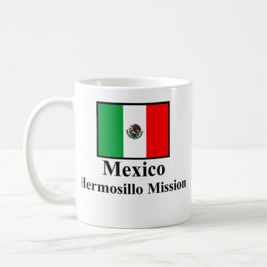 メキシコHermosilloの代表団の飲み物用品 コーヒーマグカップ (左)