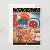 メキシコOaxacaビンテージ旅行はがき ポストカード (正面/裏面)