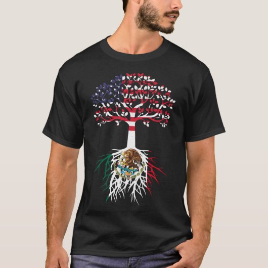 メキシコUSAアメリカメキシコ先住民7 Tシャツ (正面)