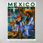 メキシコXochimilcoヴィンテージのポスター復元 ポスター (正面)