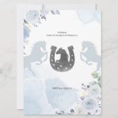 メキシスペインのコシルバーチャロバプテスマ招待状 招待状 (裏面)