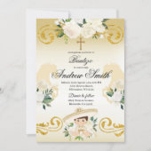 メキシスペインのコバプテスチャロ金ゴールド招待状 招待状 (正面)