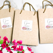 メキシスペインのコ結婚式の引き出物ハシエンダグラシアス スクエアシール