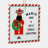メキシパーソナライズされたコのクリスマスプレゼント セラミックオーナメント (右)