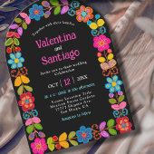 メキシモダンカンアーチ結婚式招待状 招待状