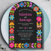 メキシモダンカンアーチ結婚式招待状 招待状