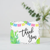 メキシモダンカンフィエスタブライダルシャワーフラット サンキューカード (スタンド正面)