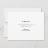 メキシモダンカンフィエスタブライダルシャワーフラット サンキューカード (裏面)