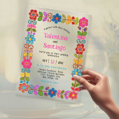 メキシモダンコのアクリル結婚式招待状 アクリル招待状