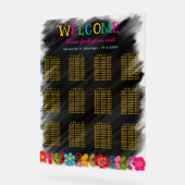 メキシモダンコのア結婚クリル座席表 アクリルサイン (傾斜)