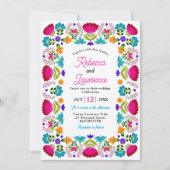 メキシモダンコフローラ結婚式招待状 招待状 (正面)