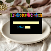 メキシモダンコ座席表 プレイスカード