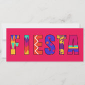 メキシ予測できなコフィエスタチケットスタイル結婚ズ 招待状 (裏面)