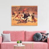 メキシ伝統的コでの闘牛 キャンバスプリント (インサイチュ (リビング))