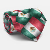 メキシ動揺してコ国旗 ネクタイ (ロール)
