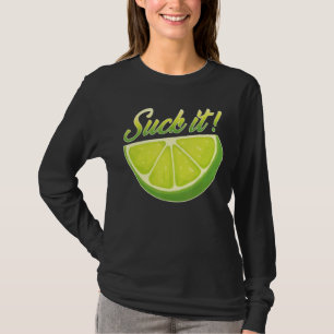 メキシ吸コの緑のライム切りレモンの愛 Tシャツ
