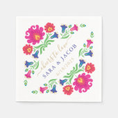 メキシ数々のコフローラカクテルナプキン スタンダードカクテルナプキン (正面)