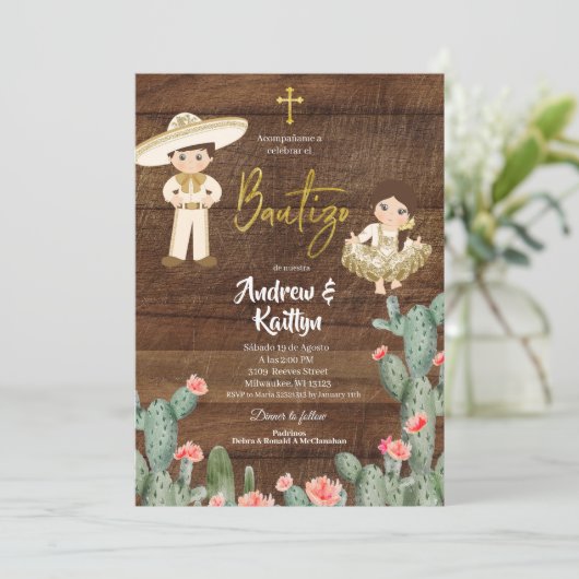 メキシ素朴コ金ゴールドシャルロボーイガールツインバウティゾI 招待状 (スタンド正面)