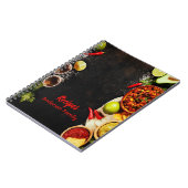 メキシ素朴コ食品スタイルレシピ手帳 ノートブック (左側)