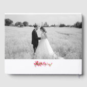 メキシ結婚コのハシエンダ素朴ボホゲストブック ゲストブック (裏面)