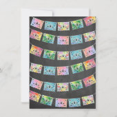 メキシ結婚コの水彩サボテン招待状 招待状 (裏面)