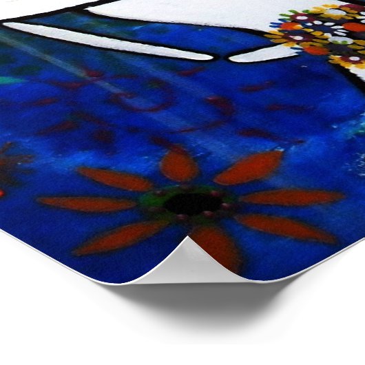 メキシ結婚コフォークア絵画ート ポスター (角)